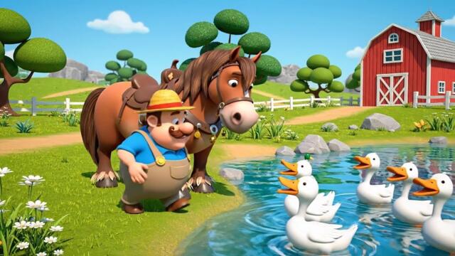 Old MacDonald Farm Animal Rescue | 3D Cartoon for Kids Toddlers Nursery Rhymes