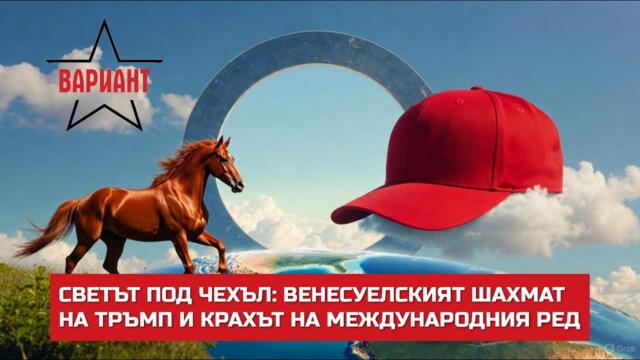 СВЕТЪТ ПОД ЧЕХЪЛ: ВЕНЕСУЕЛСКИЯТ ШАХМАТ НА ТРЪМП И КРАХЪТ НА МЕЖДУНАРОДНИЯ РЕД,  Вариант #750