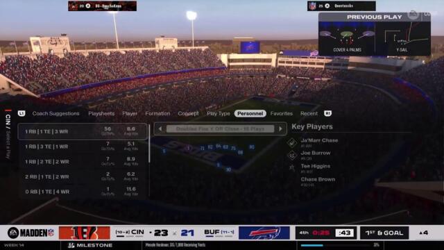 TFL Bengals vs Bills