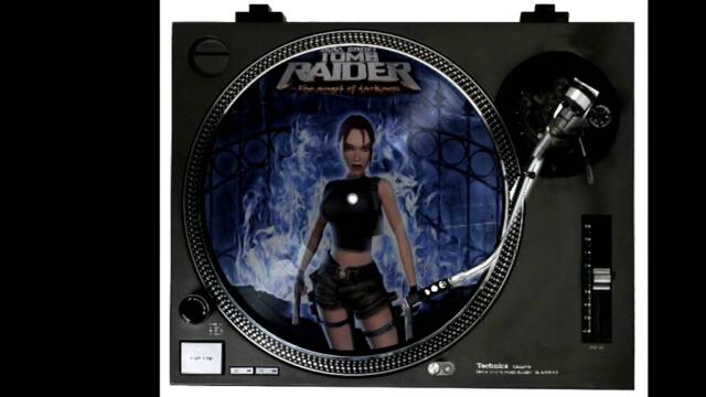 TOMB RAIDER "ANGEL OF DARKNESS" SOUNDTRACK VIDEOGAME VINYL VERSION PICTURE DISC (SIDE A)