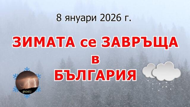 СНЯГ над БАЛКАНИТЕ (6 - 9 януари 2026 г.)