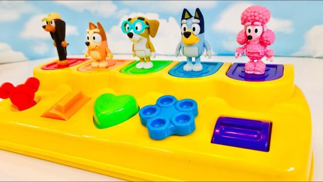 BLUEY POP-UP Mickey Mouse Pals Counting and Colors Learning Toys Video
