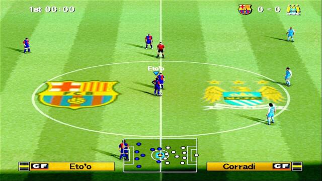 Pro Evolution Soccer 6 - Barcelona vs Manchester City | PS2