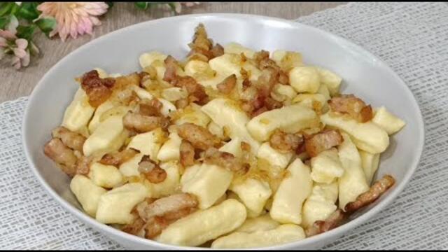 Смачнючі ліниві вареники з картоплею — тануть у роті🥟