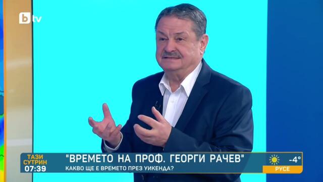 Прогнозата на проф. Георги Рачев: Очакват ни дъжд, сняг, поледици и ледени дни - Тази сутрин bTV