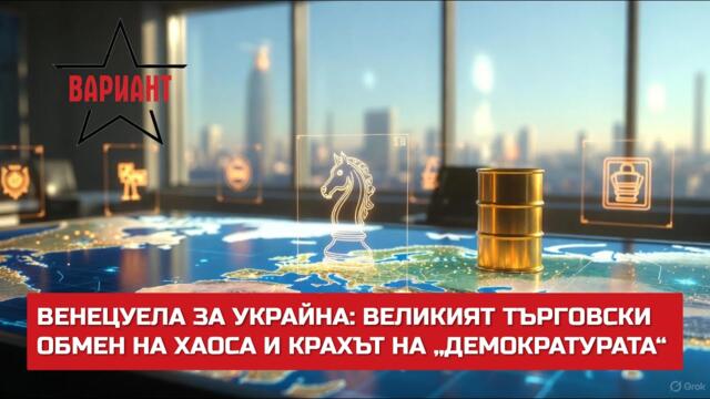 ВЕНЕЦУЕЛА ЗА УКРАЙНА: ВЕЛИКИЯТ ТЪРГОВСКИ ОБМЕН НА ХАОСА И КРАХЪТ НА „ДЕМОКРАТУРАТА“,  Вариант #753