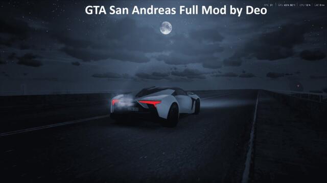 GTA San Andreas Ultra Graphics Mods with Remastered Textures - Full Mod by Deo
