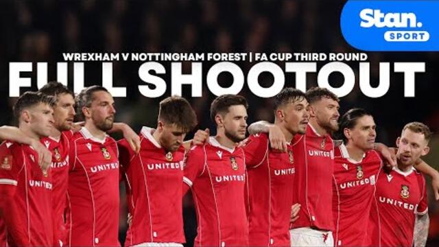 FULL PENALTY SHOOTOUT: Wrexham v Nottingham Forest | FA Cup 2025/26