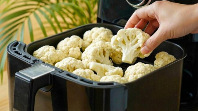 My Friend Showed Me This Cauliflower Trick! Air Fryer Cauliflower I Make Every Week 🥦