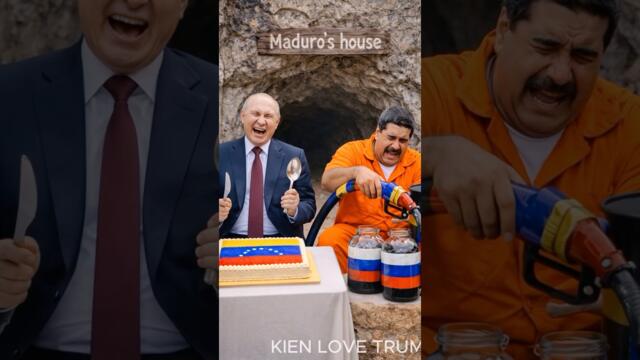 Donald Trump releases Maduro.#trump#putin#maduro#funny#trending#short