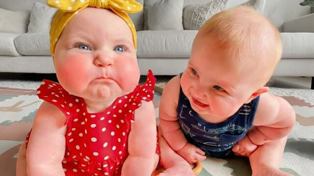 Try Not To Laugh: Funny Baby Twins Fighting Over Everything 🤣 Double Chaos | Baby Bliss