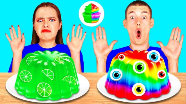 Желе Торта Декориране Предизвикателство | Прости Кухненски Рецепти RaPaPa Challenge