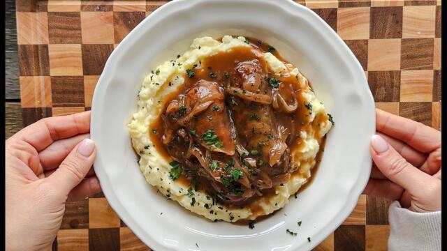 Bangers and Mash -  Cozy Easy Dinner!