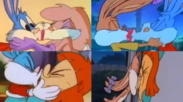 TINY TOONS KISSING COMPILATION