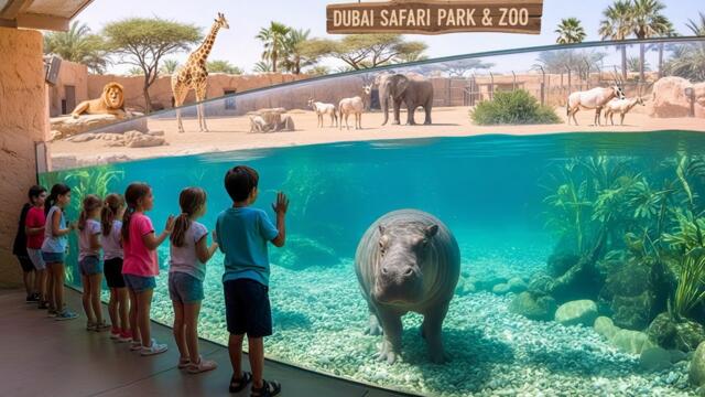 Dubai Safari Park & Zoo Tour | Dubai's Largest Wildlife Park with 3000 Animals (4K HDR Video)