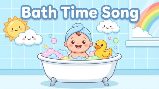 Bath Time Song 🛁 | Nursery Rhymes & Kids Songs | Fun & Clean Bath Routine