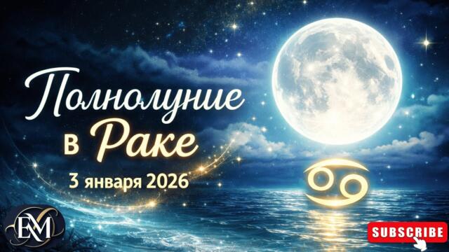 ПОЛНОЛУНИЕ В РАКЕ 3 ЯНВАРЯ 2026. ЧАСТЬ 2 #ПОЛНОЛУНИЕ #ГОРОСКОП #АСТРОЛОГИЯ #ЕЛЕНАМИНА