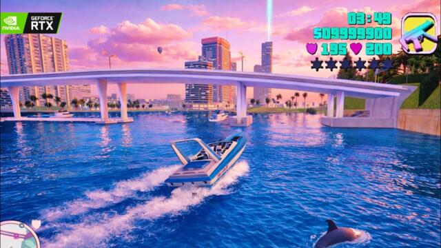 GTA Vice City Actual Nextgen Edition 4K GAMEPLAY WITH ULTRA GRAPHICS AND TEXTURE MOD PART 4