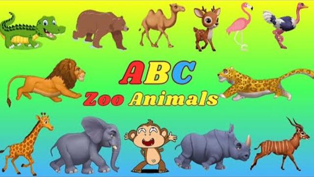 ABC Zoo Animal Sounds 7TH1 | Nursery Rhyme for Kids | Kids TV