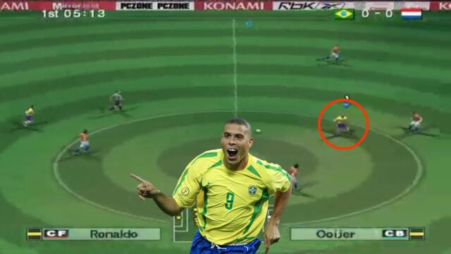 Ronaldo Nazario Magic Goals in PES 6 Compilation