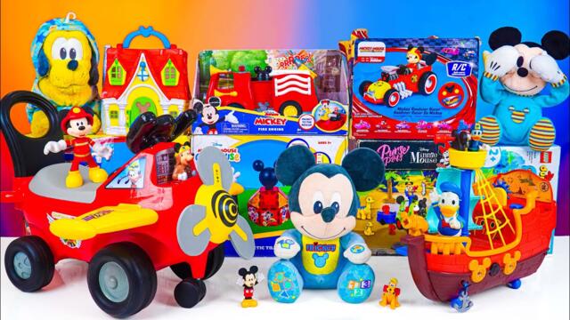 Satisfying with Unboxing Disney Mickey Mouse Treasure Adventure Pirate Ship | Review Toys ASMR