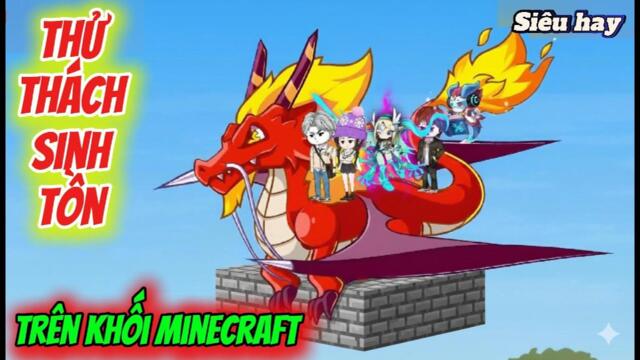 Full 01-110 : Thử Thách Sinh Tồn  Trên Khối Minecraft  || Như yên Sub