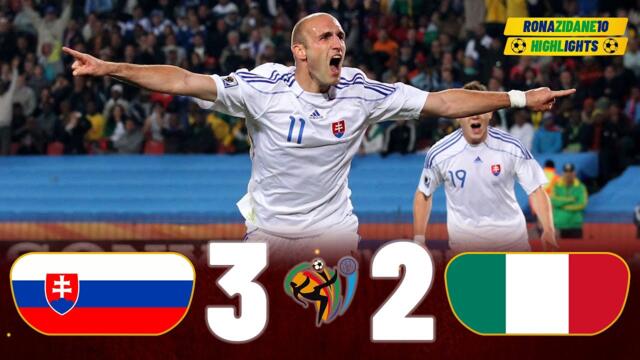 Slovakia 3-2 Italy | 2010 World Cup | Extended Goals & Highlights HD