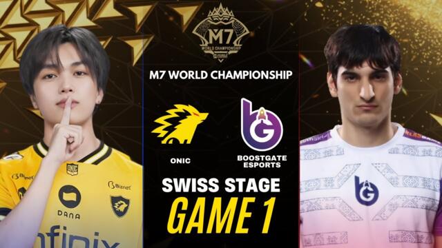 ONIC ID vs BOOSTGATE ESPORTS GAME 1 M7 SWISS STAGE DAY 1 | ONIC vs BGT