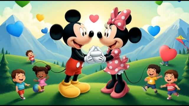 Mickey Mouse Magic 🐭✨ | Fun Disney World Kids Song. KIDS POEMS. KIDS RHYMES 🫀l🐭🐰