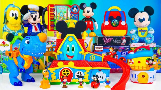 Satisfying with Unboxing Disney Mickey Mouse Jumbo Fun House Playset | Review Toys ASMR