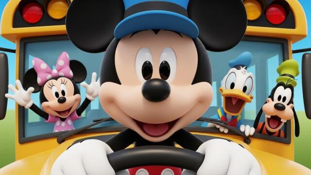 Mickey Mouse Becomes a Bus Driver! 😍🚍 | Funny Cartoon Adventure for Kids