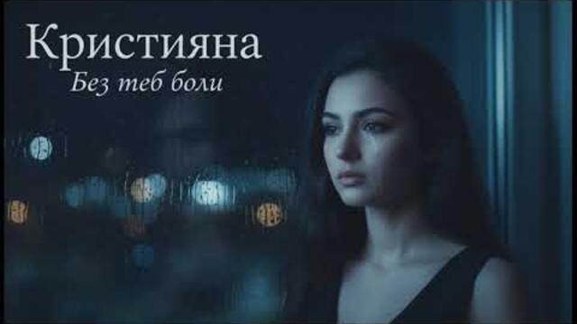 Кристияна – Без теб боли | Поп-фолк балада 2026
