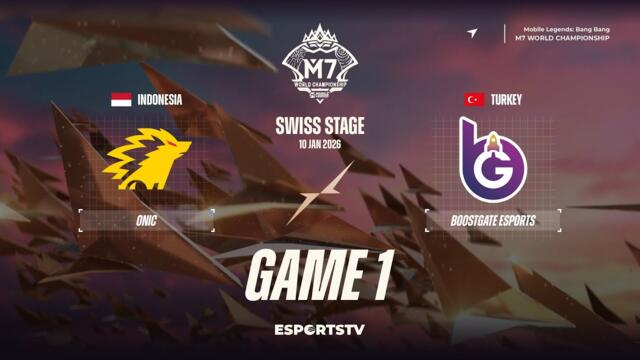 ONIC vs Boostgate Esports GAME 1 M7 World Championship | ONIC VS BGT ESPORTSTV