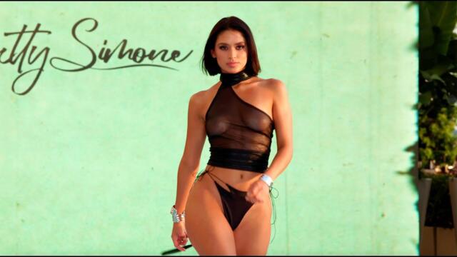 Isa Ludena Stuns with a Perfect Slow-Mo Strut | Miami Swim Week 2025 in 4K | Autty Simone