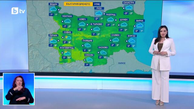 bTV Времето (15.01.2026 г. – централна емисия)