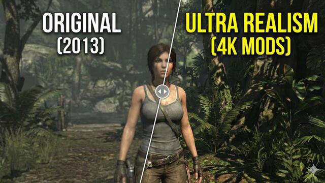 Remastering Tomb Raider with 4k Textures – Graphically Enhanced Mods (Realism + REDUX Mod)