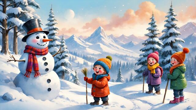 ❄️Тихо се сипе първият сняг⛄️