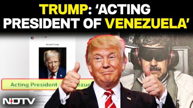 Trump Venezuela President | Trump Declares Himself As ‘Acting President Of Venezuela’