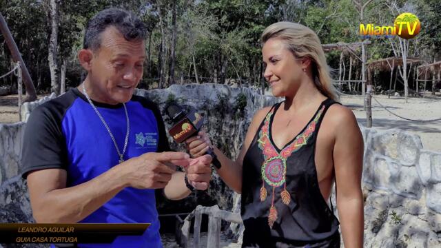 ❤️🔥Jenny Scordamaglia @ Cenotes Casa Tortuga Tulum Episode 1 - Miami TV