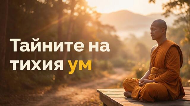 Умът на будисткия монах тайните да мислиш по-малко и да живееш по-леко