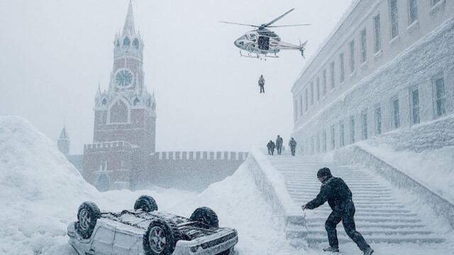 THIS IS A RECORD! Snow up to two stories high! Russia is stopped by nature's vengeance
