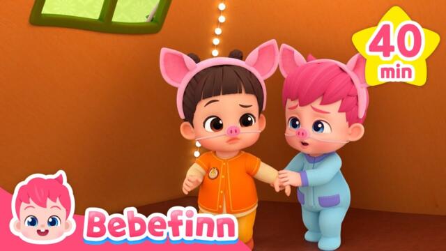 👻 Knock, Knock, Who's There? Oh No, A Spooky Monster?ㅣSongs and Stories Compilation @Bebefinn