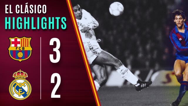 Barcelona vs. Real Madrid | Hat-trick de Lineker | El Clásico 86/87