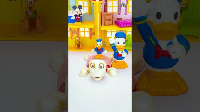 Satisfying ASMR: Mickey Mouse And Donald Duck Playhouse Set #asmr #shortsfeed #review