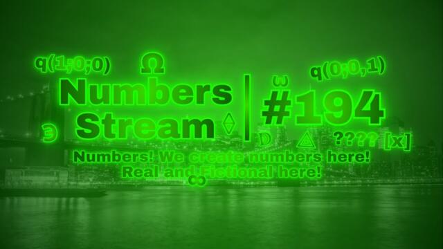 Numbers Stream #194 2026-01-18 18:14
