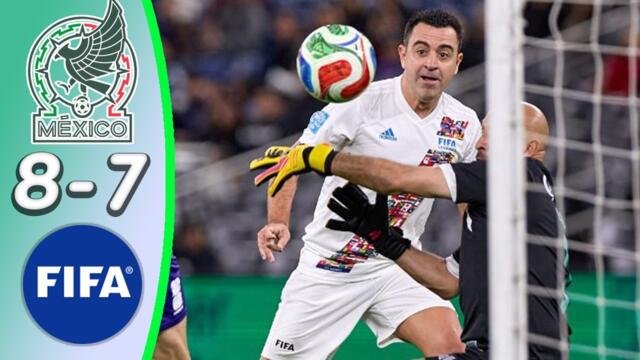 FIFA Legends - Mexico Legends 7:8 GOALS & HIGHLIGHTS 2026 | Cafu Two Goals | Del Piero & Xavi Goal