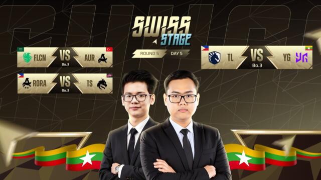 [Official Restream] M7 Swiss Stage (Day5) 💙 Burmese 🇲🇲 LIVE🔴