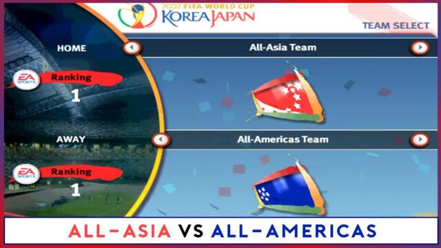 [PC] | FIFA WORLD CUP 2002 | ALL-ASIA TEAM VS ALL-AMERICAS TEAM