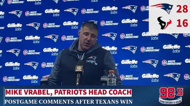 Mike Vrabel on Patriots win over Texans