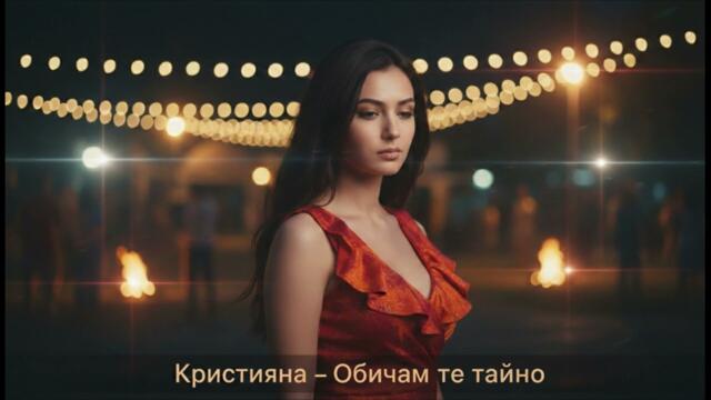 Кристияна - Обичам те тайно (Поп-фолк любовна песен 2026)